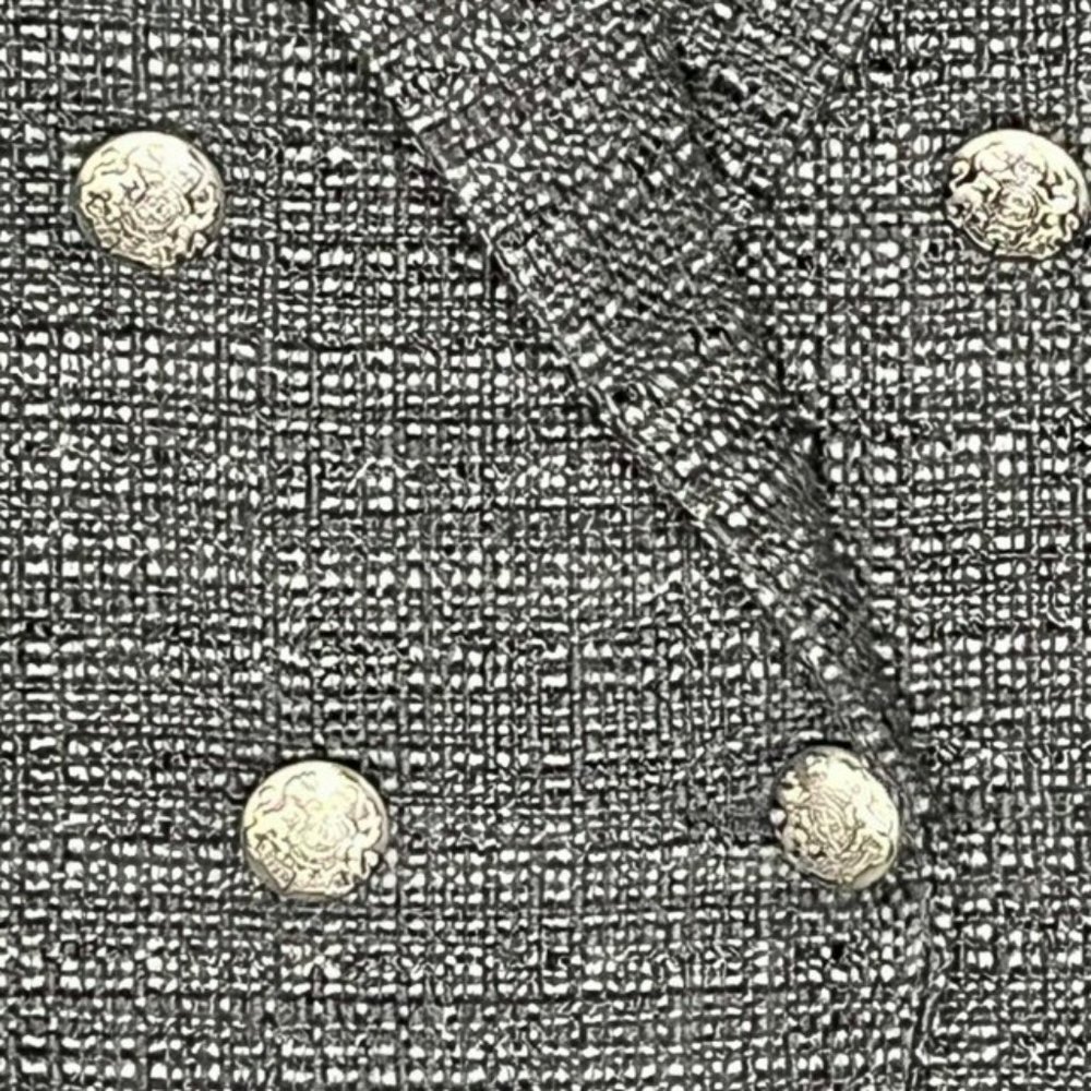 Bardot Ciara Tone on Tone Stripe Blazer - Black - 10L - Picture 9 of 16